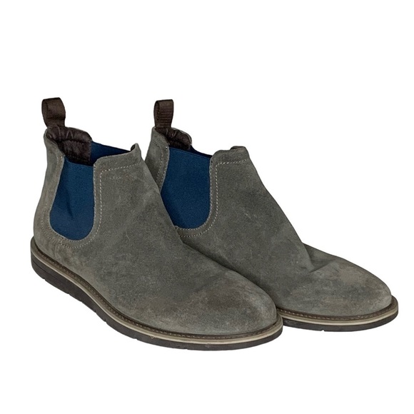Geox Respira Italian grey suede Chelsea Boot. Size 43 (US 10)‎ - Picture 1 of 11